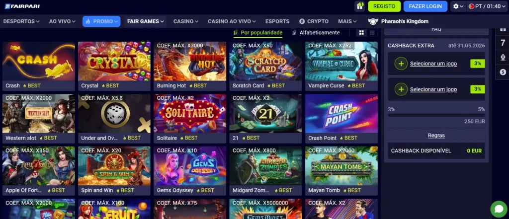 Crash Games e Jogos Instantâneos