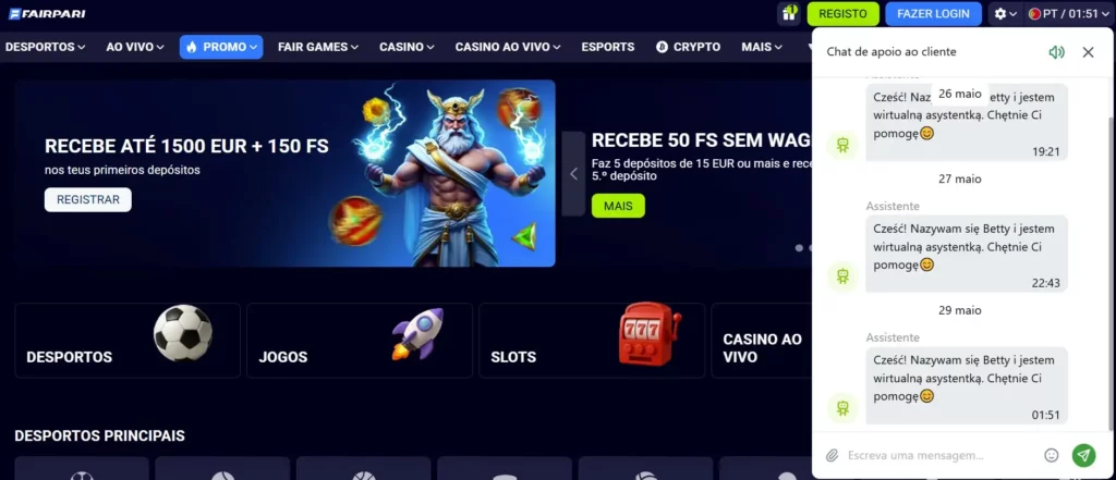 Suporte ao Cliente e Assistência ao Utilizador